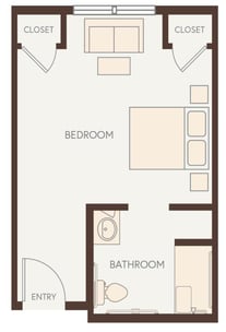 MC_Mulberry - Suite, 1B - 306 sq. ft.